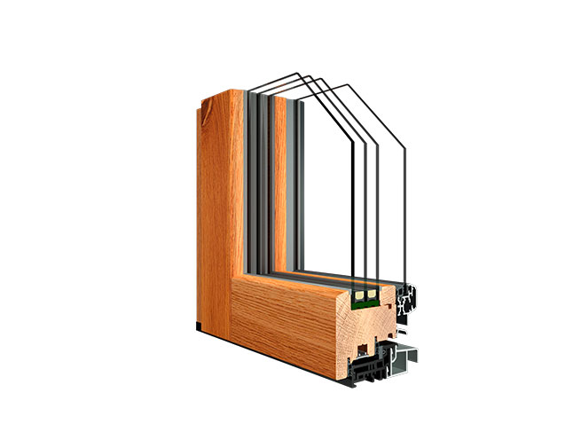 Holz Alu Fenster Verbund
